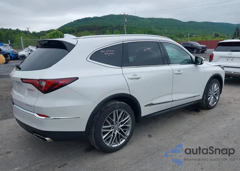 2022 Acura Mdx Advance Package from USA, damaged, VIN 5J8YE1H83NL022974